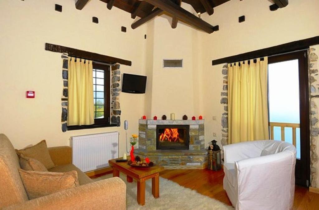 Aparthotel Prasino - Galazio Mourésion Zimmer foto
