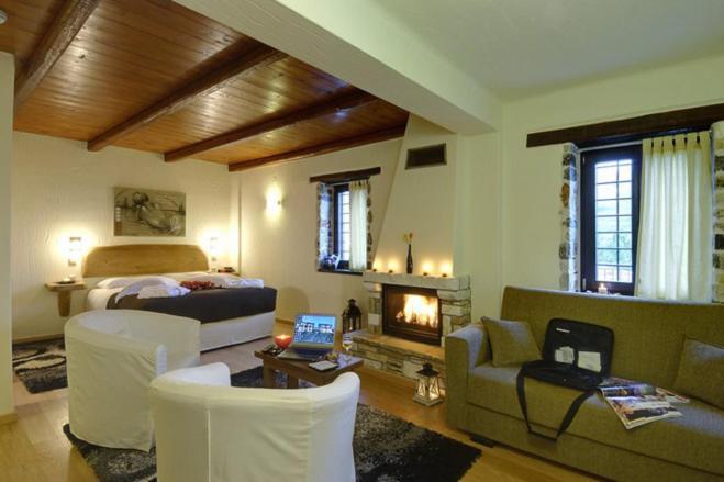 Aparthotel Prasino - Galazio Mourésion Zimmer foto